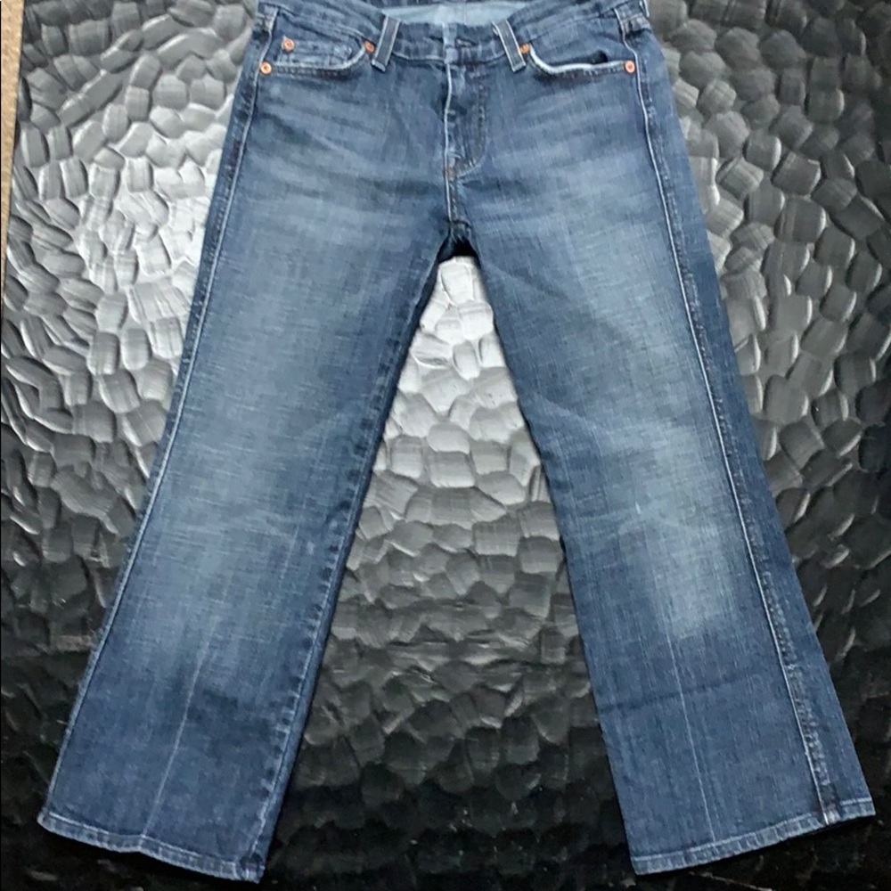 7 Cropped Jeans For All Mankind, Size 27